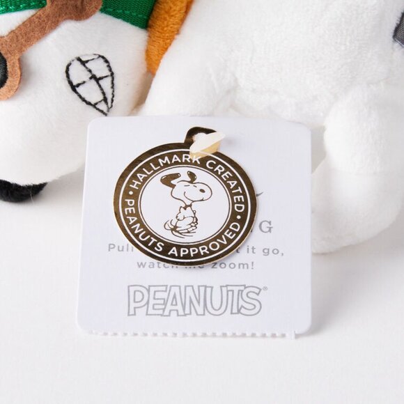Peanuts® Snoopy as the Flying Ace Zip-Along Plush Toy - NWT - Picture 5 of 5